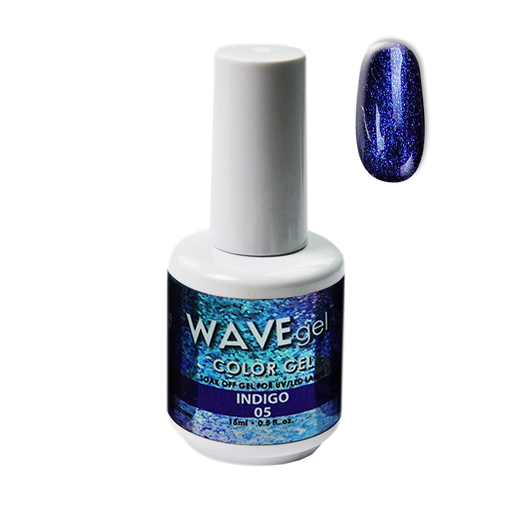 Wave Gel Star Ocean Gel Polish, 05, Indigo, 0.5oz OK1129