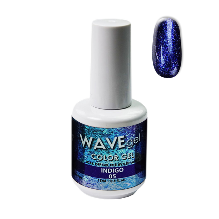 Wave Gel Star Ocean Gel Polish, 05, Indigo, 0.5oz OK1129