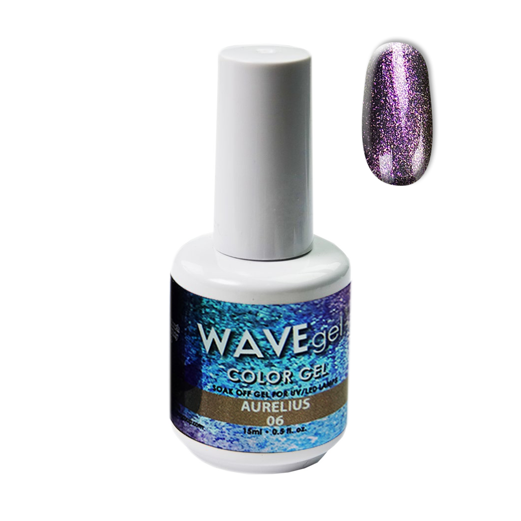 Wave Gel Star Ocean Gel Polish, 06, Aurelius, 0.5oz OK1129