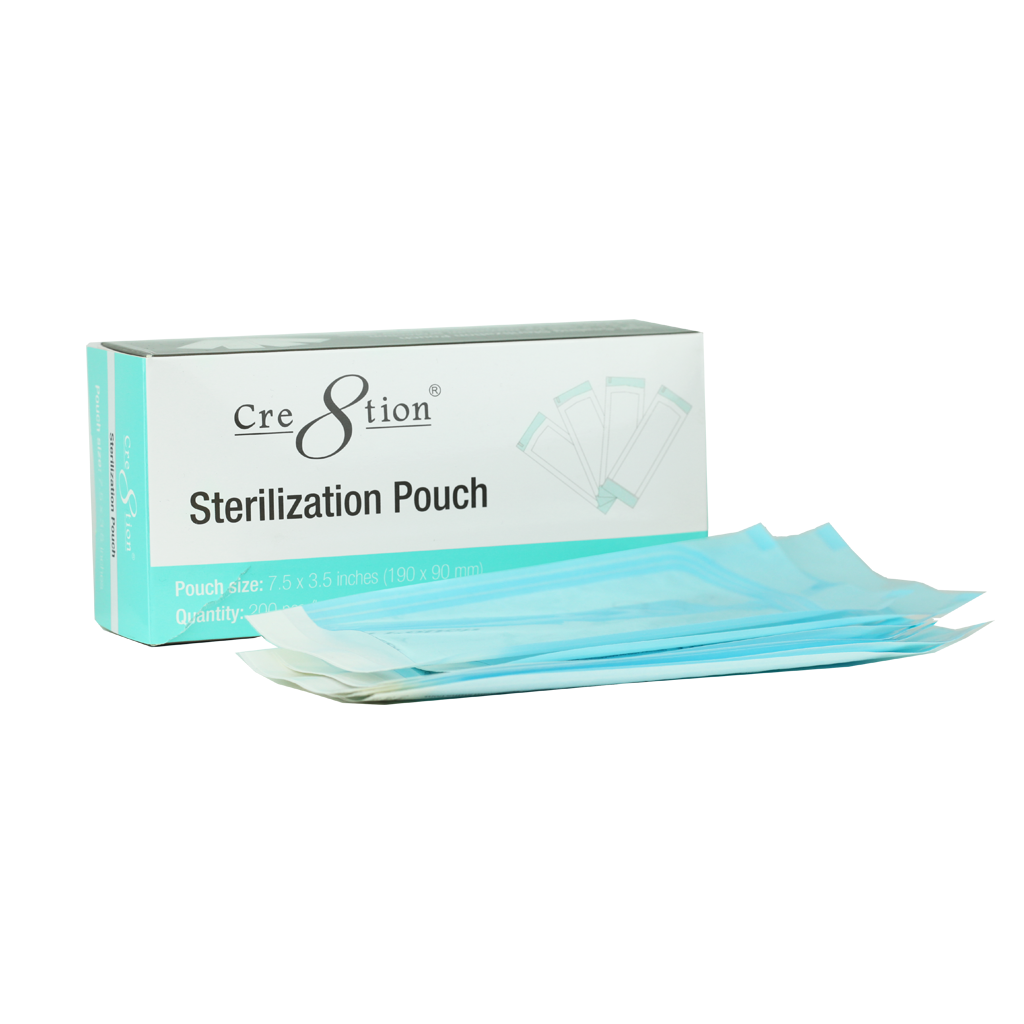 Cre8tion Sterilization Pouch, Small, BOX, 03015 (Packing: 200 pcs/box, 20 boxes/case)