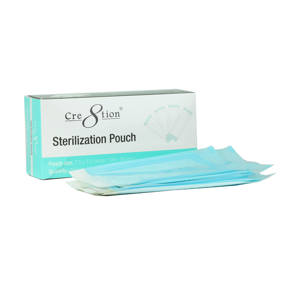 Cre8tion Sterilization Pouch, Small, BOX, 03015 (Packing: 200 pcs/box, 20 boxes/case)