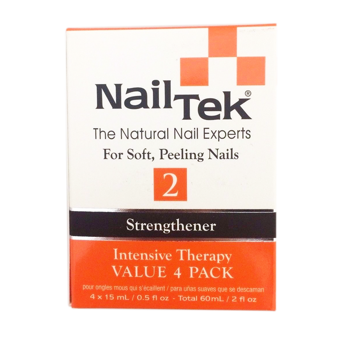Nail Tek Intensive Therapy 2, Strengthener, VALUE 4 PACK, 99561, 0.5oz