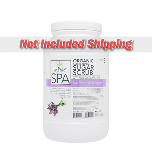 La Palm, Organic Softening Sugar Scrub, Sweet Lavender Dreams, 1Gal KK