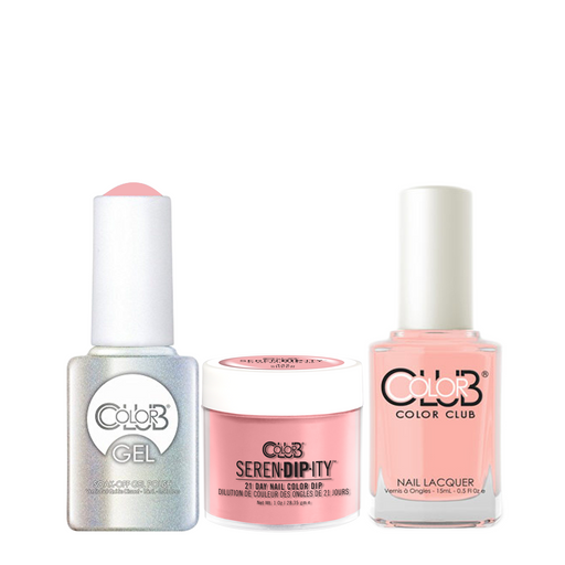 Color Club 3in1 Dipping Powder + Gel Polish + Nail Lacquer , Serendipity, Sugar Sheer, 1oz, 05XDIP432-1 KK