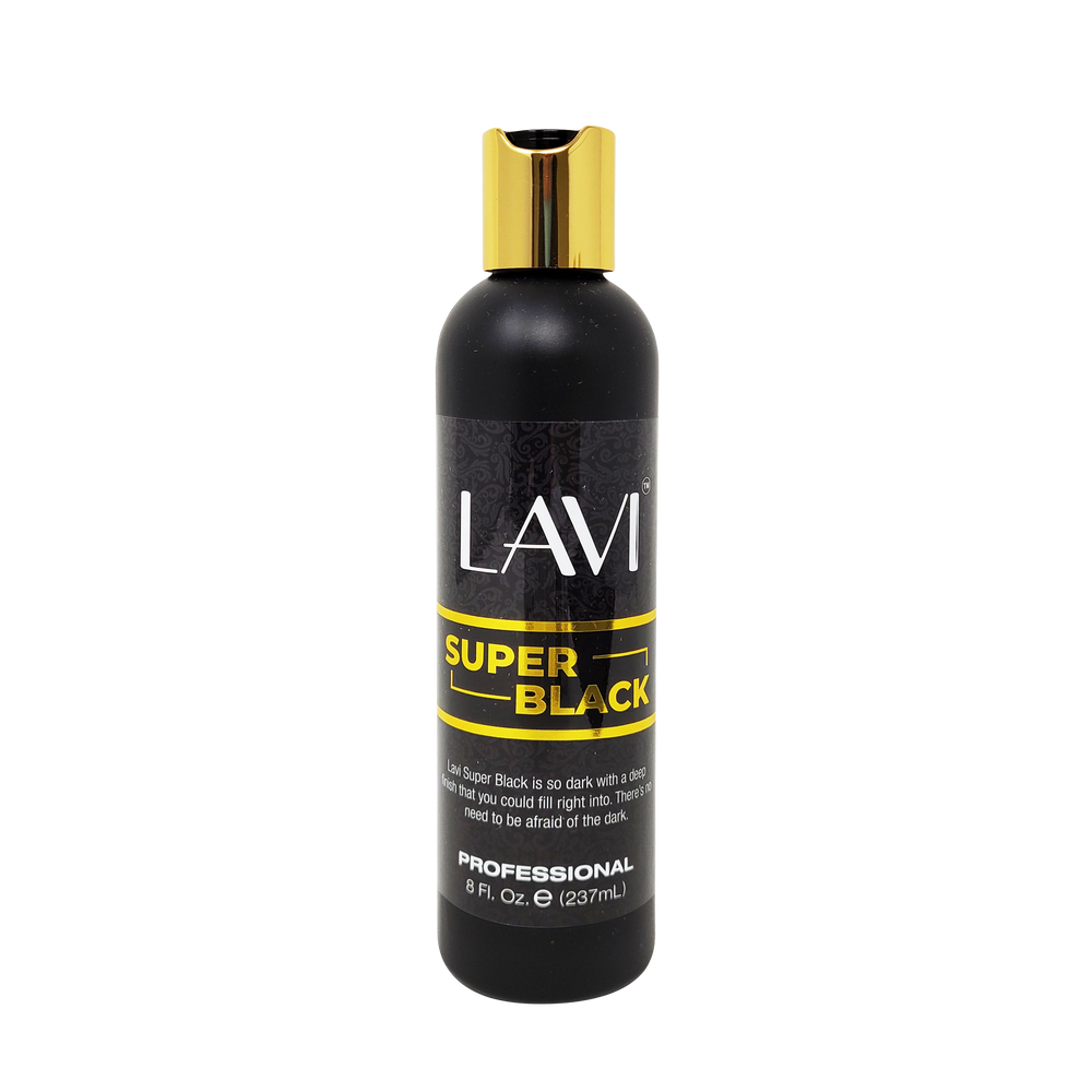 Lavi Super Black Gel Refill, 8oz, 16028 (Packing: 24 pcs/case)