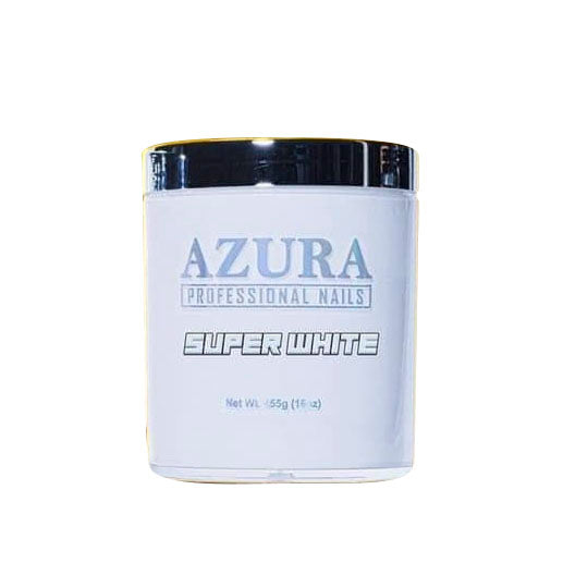 AZURA Acrylic/Dipping Powder, Ombre Collection, SUPER WHITE, 16oz, 43003