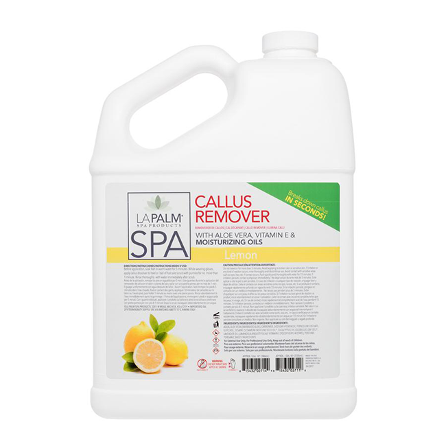 La Palm Callus Remover, Super Lemon, 1Gal (Packing: 4pcs/case)