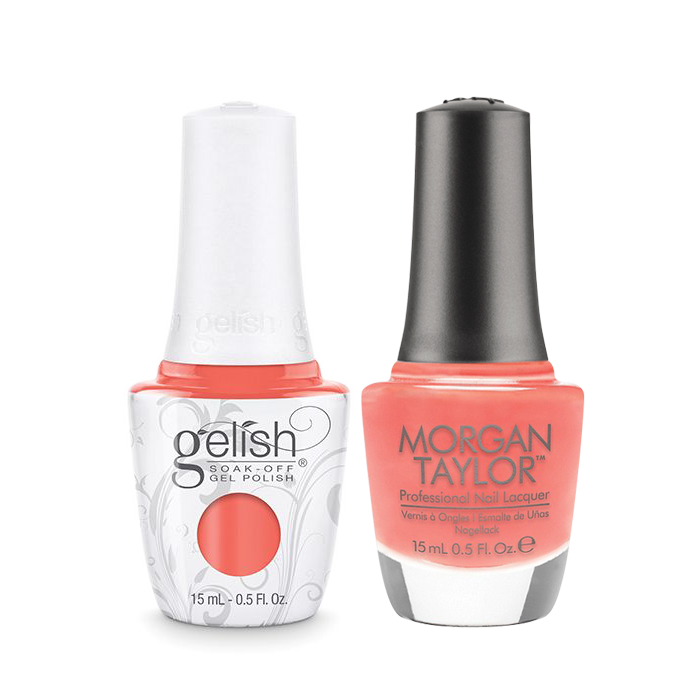 Gelish Gel Polish & Morgan Taylor Nail Lacquer, Sweet Morning Dew, 0.5oz, 1110885 + 50024 KK0907