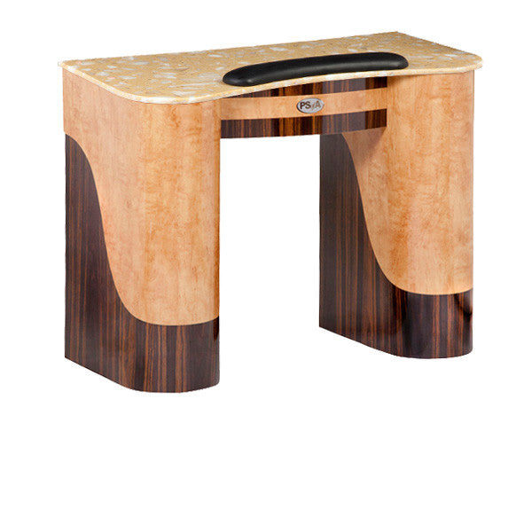 SPA Nail Table, Chestnut/Cherry, T-105CC (NOT Included Shipping Charge)