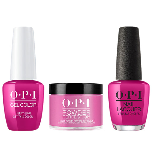 OPI 3in1, PPW4 Collection 2021, T83, Hurry-juku Get This Color!