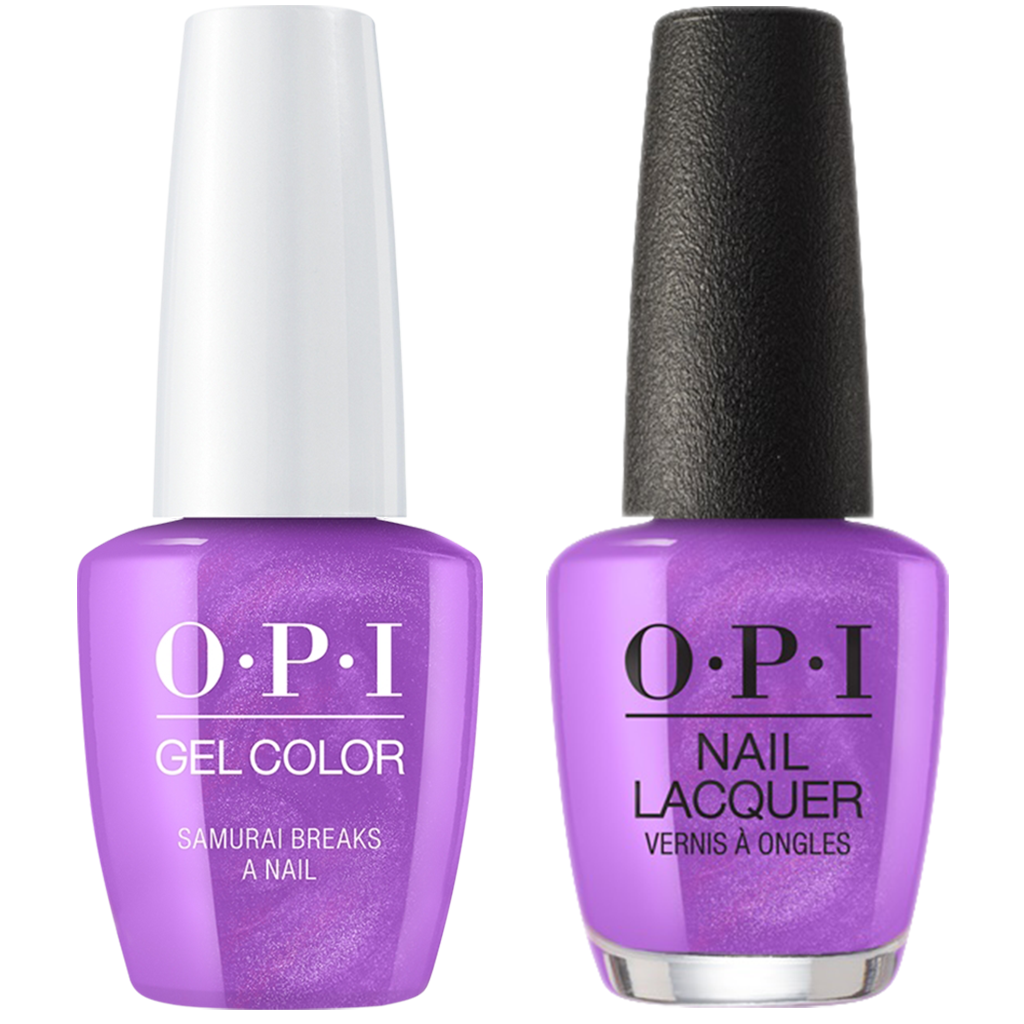 OPI GelColor And Nail Lacquer, Tokyo Spring Collection, T85, Samurai Breaks A Nail, 0.5oz OK1110