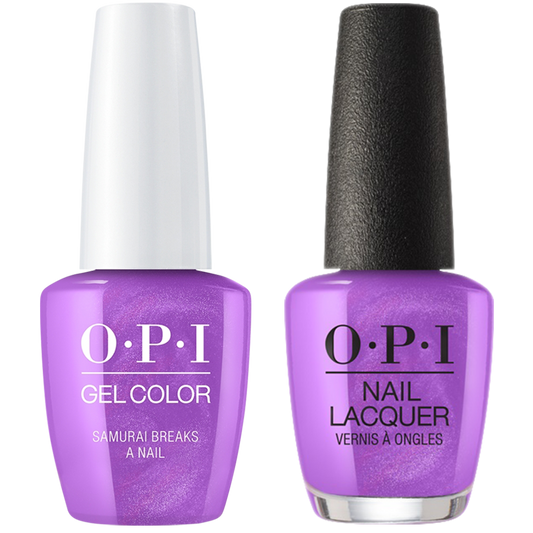 OPI GelColor And Nail Lacquer, Tokyo Spring Collection, T85, Samurai Breaks A Nail, 0.5oz OK1110