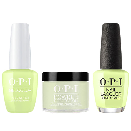 OPI 3in1, PPW4 Collection 2021, T86, How Does Your Zen Garden Grow?