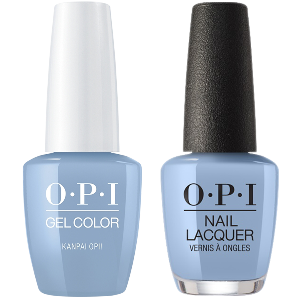 OPI GelColor And Nail Lacquer, Tokyo Spring Collection, T90, Kanpai OPI!, 0.5oz OK1110