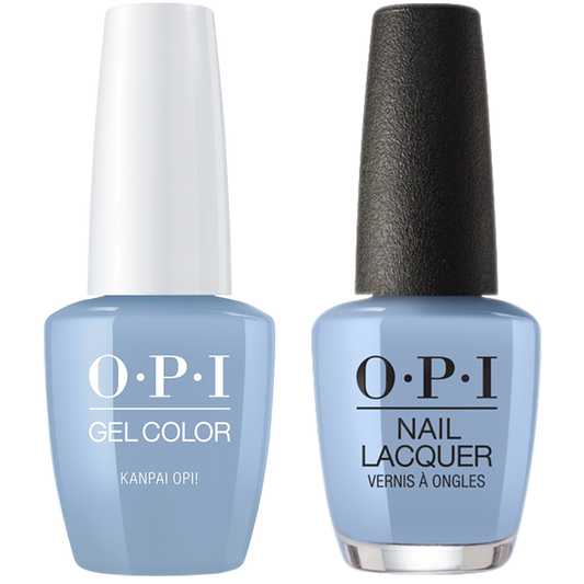 OPI GelColor And Nail Lacquer, Tokyo Spring Collection, T90, Kanpai OPI!, 0.5oz OK1110