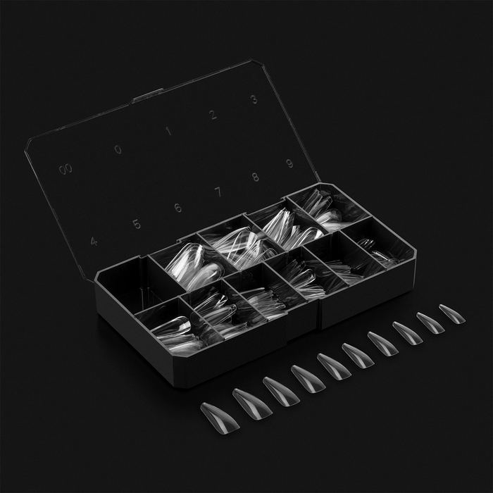 Apres Gel-X Taperd COFFIN LONG Box of Tips, 96217 OK0715MD