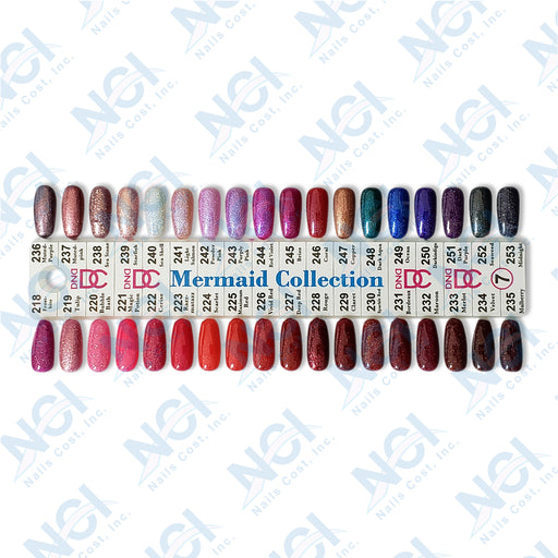 DC Mermaid Gel Collection, Sample Tips #07 (From 218 To 253)