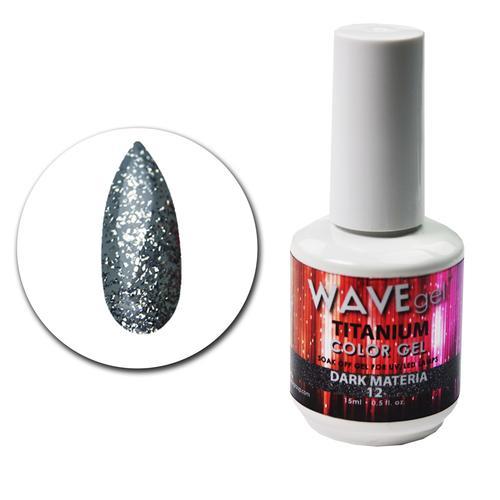 Wave Gel Titanium Gel Polish, 12, Dark Materia, 0.5oz OK1129