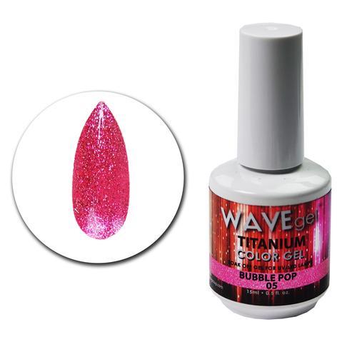 Wave Gel Titanium Gel Polish, 05, Bubble Pop, 0.5oz OK1129
