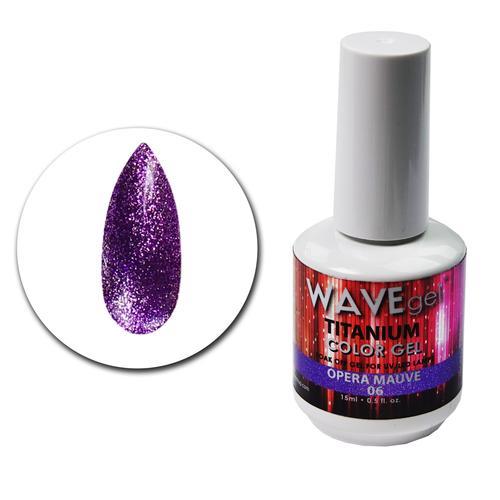 Wave Gel Titanium Gel Polish, 06, Opera Mauve, 0.5oz OK1129