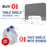 Table Sneeze Guard Clear Safety Shield, 30''W x 22''H, Thickness 3/16'', Buy 01pc Get 01pc Face Shield with Sponge FREE