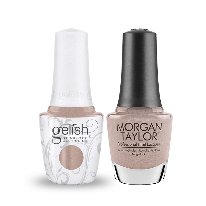 Gelish Gel Polish & Morgan Taylor Nail Lacquer, Champagne & Moonbeams Collection, 1110365, Tell Her She’s Stellar, 0.5oz OK1014VD