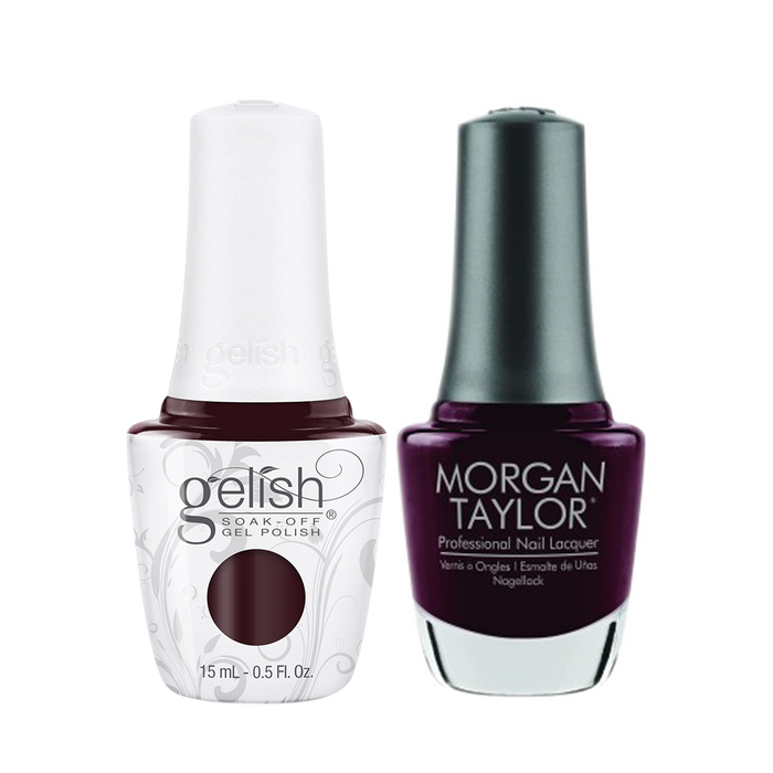 Gelish Gel Polish & Morgan Taylor Nail Lacquer, 1110328 + 3110328, Forever Fabulous Winter Collection 2018, The Camera Loves Me, 0.5oz KK1011