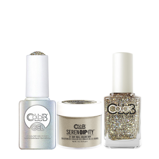 Color Club 3in1 Dipping Powder + Gel Polish + Nail Lacquer , Serendipity, Three Wishes, 1oz, 05XDIP1126-1 KK