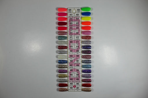 DND Duo Sample Tips #02, Full Line Of 36 Colors (426-462, 435-401)