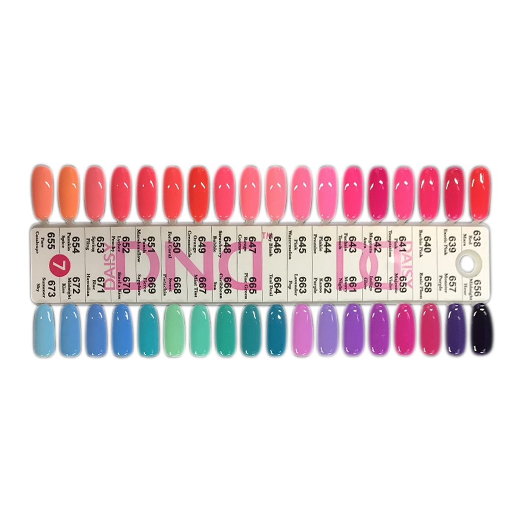 DND Nail Lacquer And Gel Polish #07, Full Line Of 36 Colors (638-673)