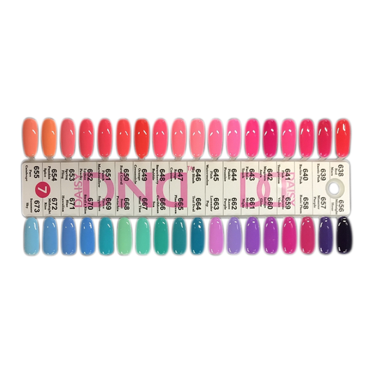 DND Nail Lacquer And Gel Polish #07, Full Line Of 36 Colors (638-673)