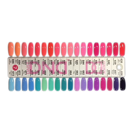DND Nail Lacquer And Gel Polish #07, Full Line Of 36 Colors (638-673)