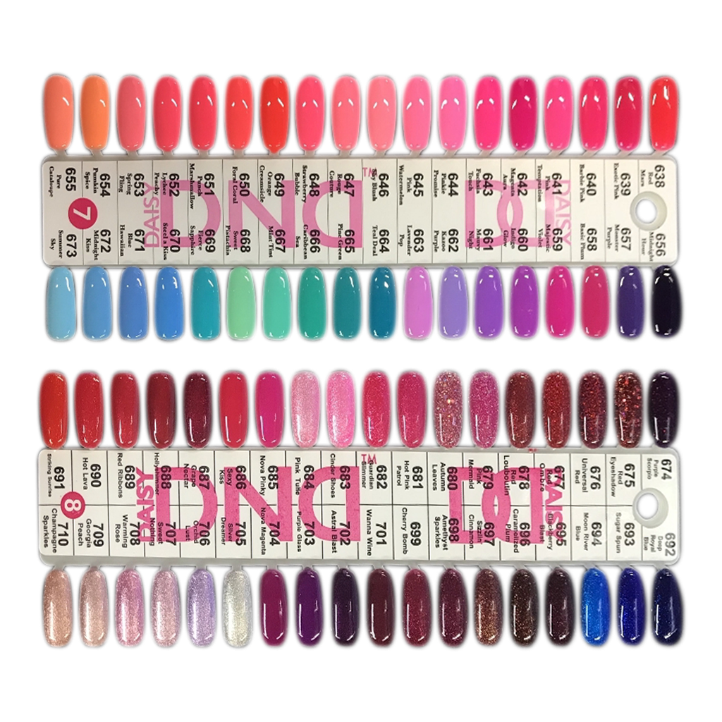 DND Nail Lacquer And Gel Polish, 0.5oz, 72 new colors (from 638 to 710, Not Inclued #700, Price: $5.95/pc)