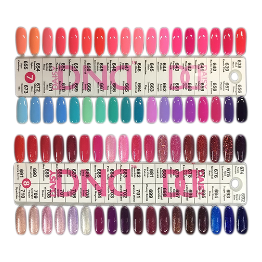 DND Nail Lacquer And Gel Polish, 0.5oz, 72 new colors (from 638 to 710, Not Inclued #700, Price: $5.95/pc)