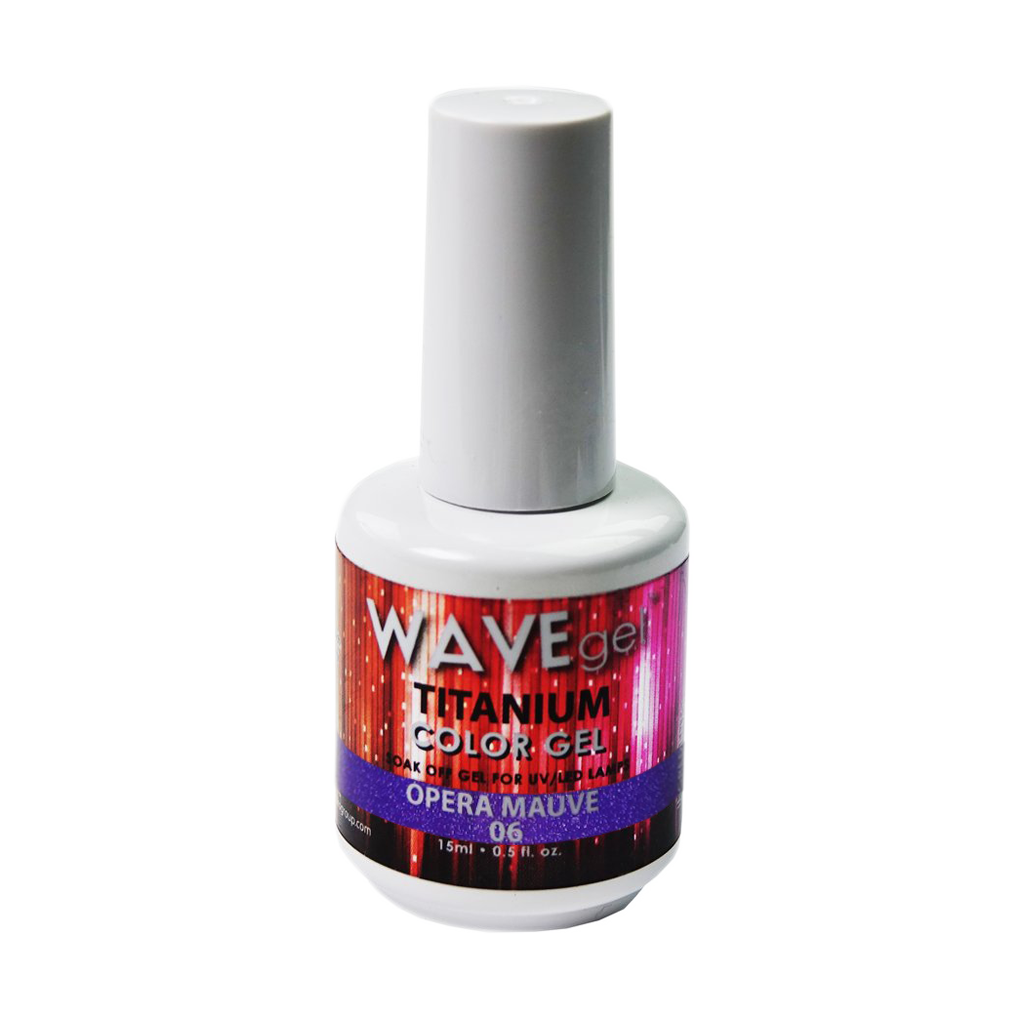 Wave Gel Titanium Gel Polish, 06, Opera Mauve, 0.5oz OK1129