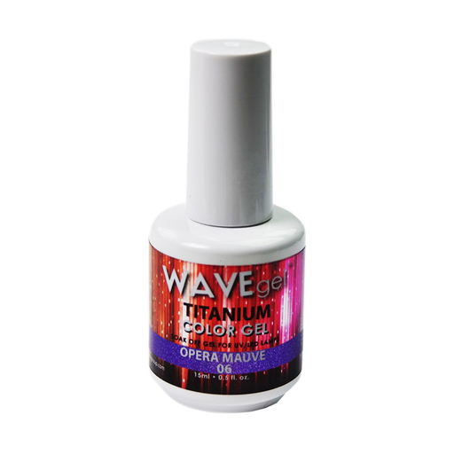 Wave Gel Titanium Gel Polish, 06, Opera Mauve, 0.5oz OK1129