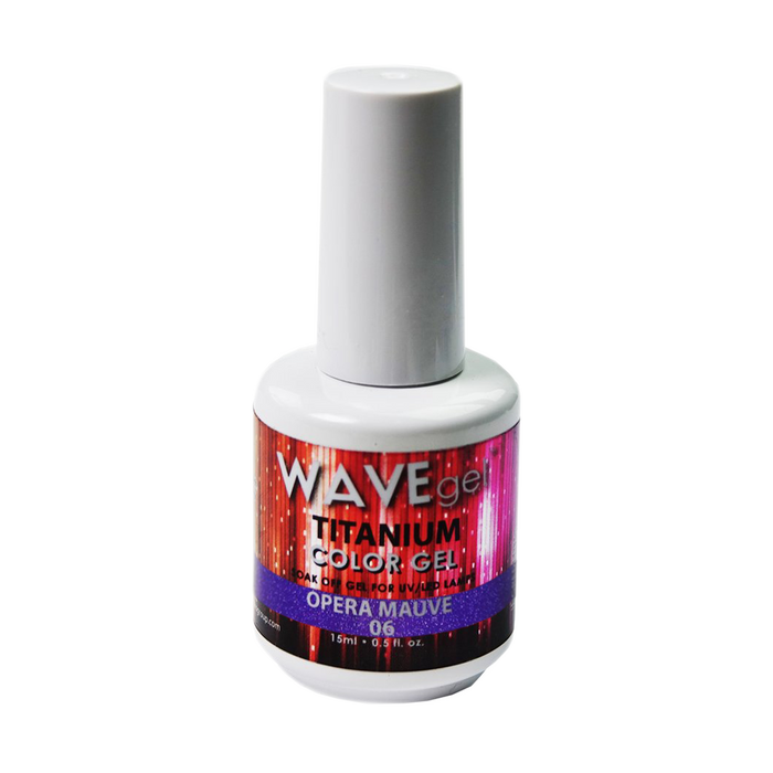 Wave Gel Titanium Gel Polish, 06, Opera Mauve, 0.5oz OK1129