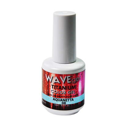 Wave Gel Titanium Gel Polish, 08, Aquanetta, 0.5oz OK1129