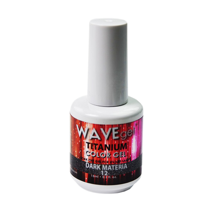 Wave Gel Titanium Gel Polish, 12, Dark Materia, 0.5oz OK1129