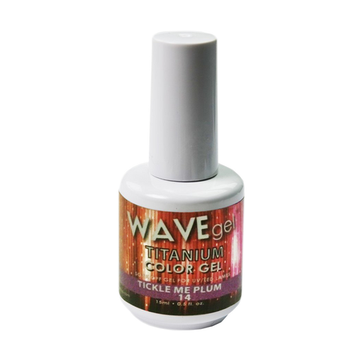 Wave Gel Titanium Gel Polish, 14, Tickle Me Plum, 0.5oz OK1129