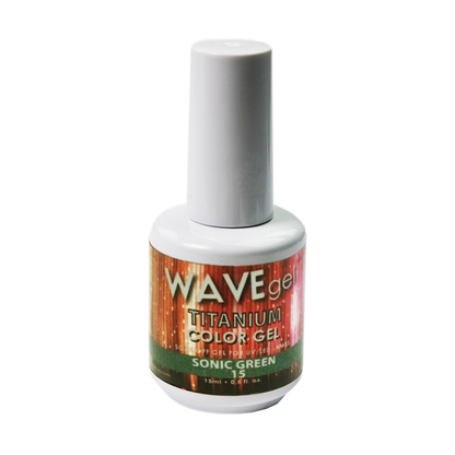 Wave Gel Titanium Gel Polish, 15, Sonic Green, 0.5oz OK1129