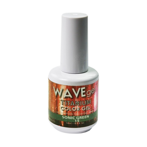 Wave Gel Titanium Gel Polish, 15, Sonic Green, 0.5oz OK1129
