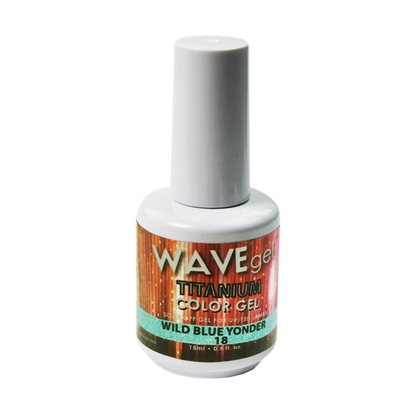 Wave Gel Titanium Gel Polish, 18, Will Blue Yonder, 0.5oz OK1129