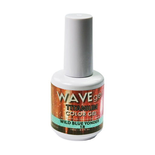 Wave Gel Titanium Gel Polish, 18, Will Blue Yonder, 0.5oz OK1129