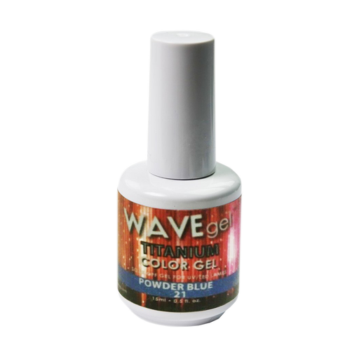 Wave Gel Titanium Gel Polish, 21, Powder Blue, 0.5oz OK1129