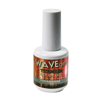 Wave Gel Titanium Gel Polish, 22, Aquamarine, 0.5oz OK1129