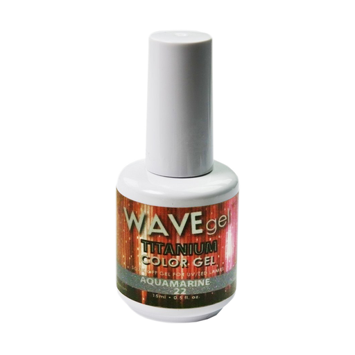 Wave Gel Titanium Gel Polish, 22, Aquamarine, 0.5oz OK1129