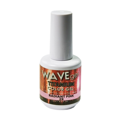 Wave Gel Titanium Gel Polish, 29, Radiant Pink, 0.5oz OK1129