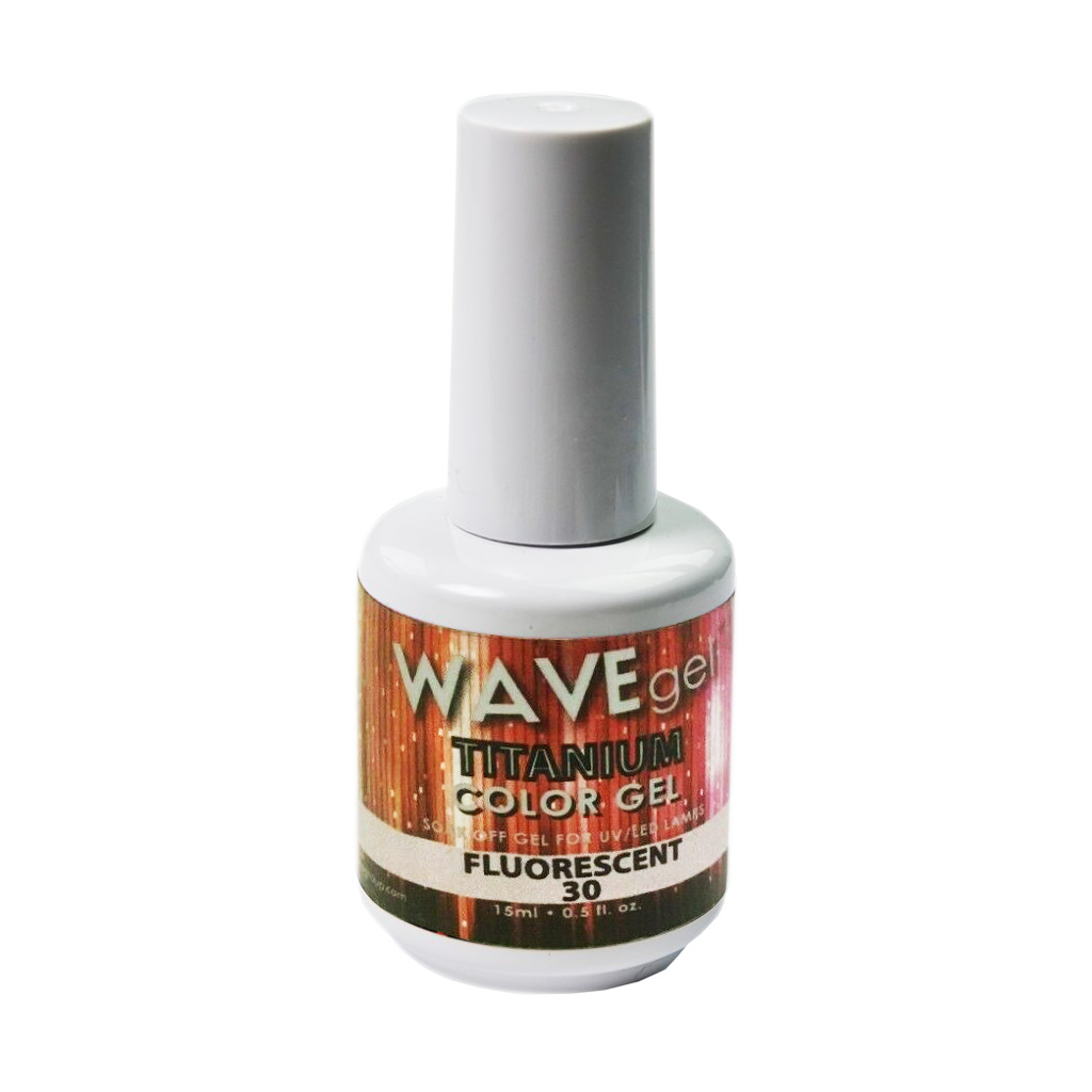 Wave Gel Titanium Gel Polish, 30, Fluorescent, 0.5oz OK1129