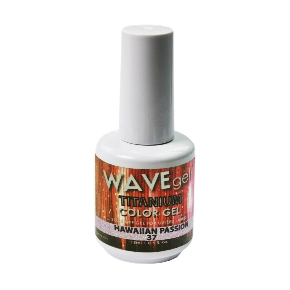 Wave Gel Titanium Gel Polish, 37, Hawaiian Passion, 0.5oz OK1129
